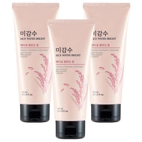 더페이스샵 미감수 브라이트 페이셜 클렌징 폼, 150ml, 3개