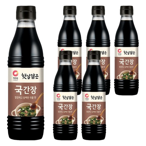 햇살담은 국간장, 500ml, 6개