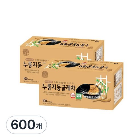 우리차 누룽지둥굴레차, 1.5g, 100개입, 6개