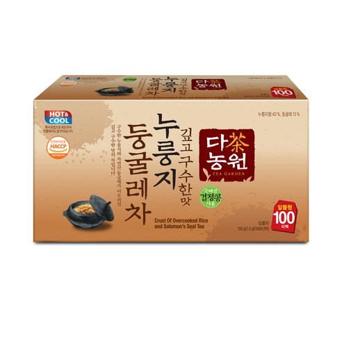 전통 맛의 현대적 즐거움: 다농원 누룽지 둥굴레차