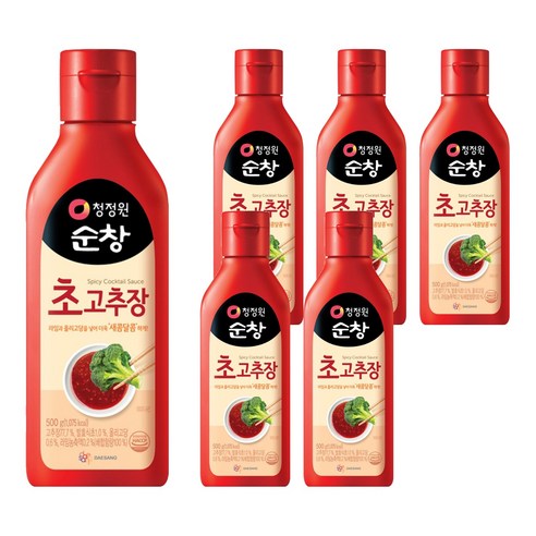 청정원순창 초고추장, 500g, 6개