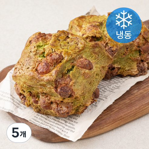 우드앤브릭 말차 스콘 2개입 (냉동), 190g, 5개