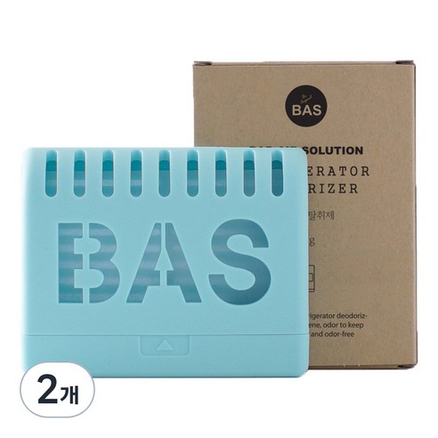 BAS 냉장고 탈취제 본품, 20g, 2개