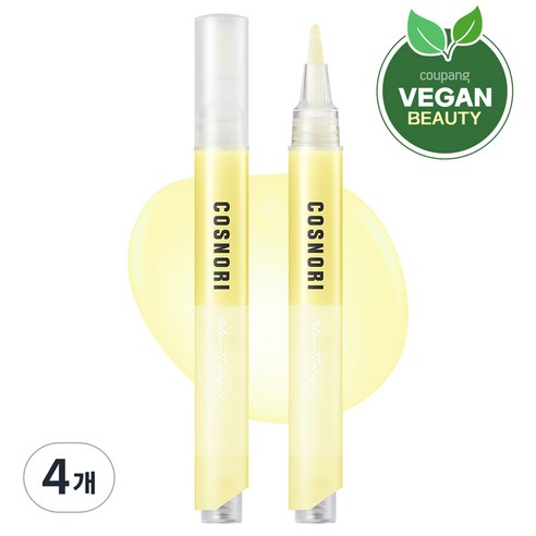 코스노리 컬러테라피 네일 세럼 01 시트러스 4ml, 4g, 4개