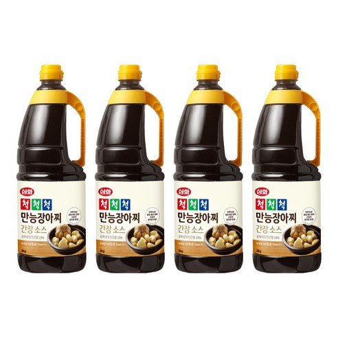 삼화 척척척 만능장아찌 간장소스, 2kg, 4개
