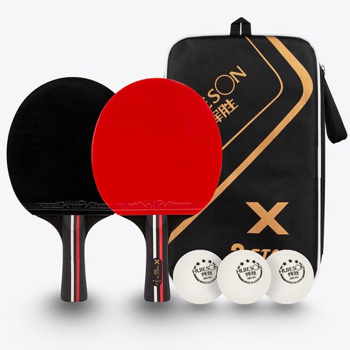 Citonic Shake Hand Table Tennis Racket 2p + Table tennis ball 3p + pouch set  Best 5