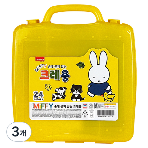 동아 미피 크레용, 24색, 3개