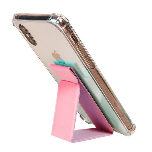 룩업 자석 스탠드 3 in 1 휴대폰 거치대 S, 핑크, 1개