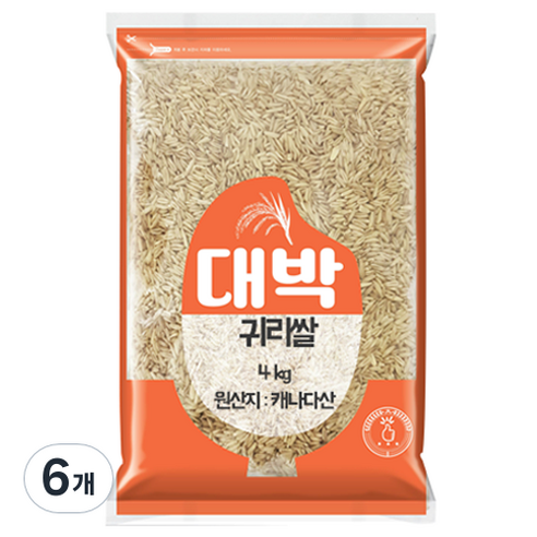 대박 귀리쌀, 4kg, 6개