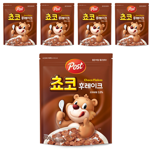 포스트 쵸코 후레이크 시리얼, 600g, 5개