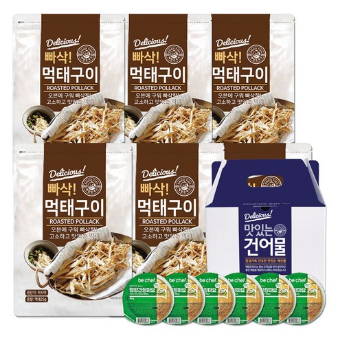 해맑은푸드 빠삭 먹태구이 25g + 청양간장마요 소스 30g 세트, 55g, 6개