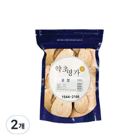 약초명가 송절 소나무 껍질 국내산, 300g, 2개