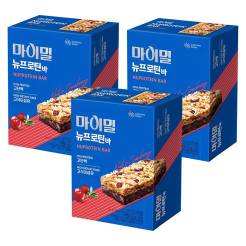 마이밀 뉴프로틴바, 252g, 3개