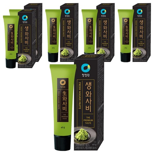 청정원 생와사비, 40g, 6개