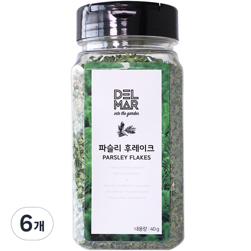 딜리셔스마켓 파슬리 후레이크, 40g, 6개