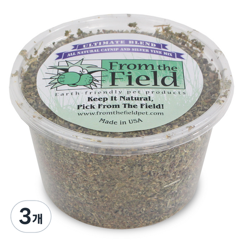 프롬더필드 고양이 캣닢 TUB 56.7g, 캣닢 + 개다래나무 혼합맛, 3개