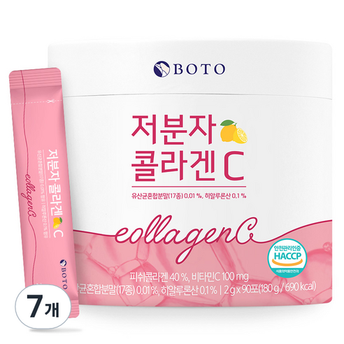 보뚜 저분자 콜라겐 C, 180g, 7개