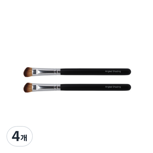 버블톡 클래식 앵글 섀딩 브러시, 혼합색상, 4개