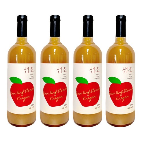 생생초 생초 사과, 1L, 4개