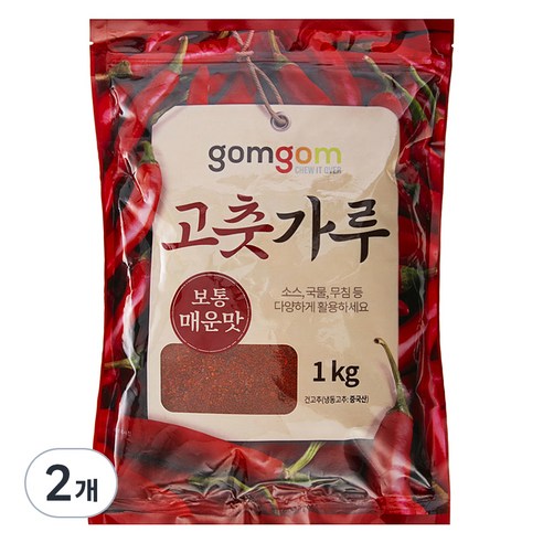 곰곰 고춧가루, 1kg, 2개