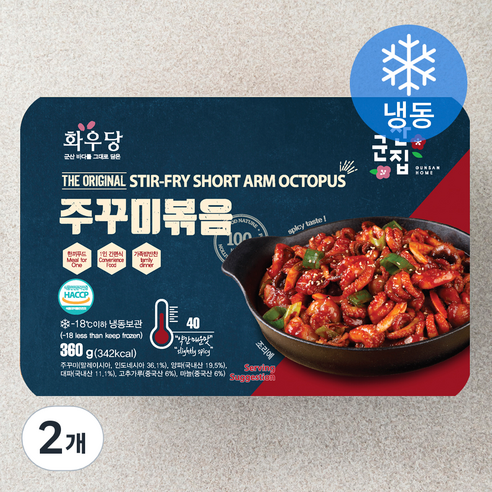화우당 군산집 주꾸미볶음 (냉동), 360g, 2개