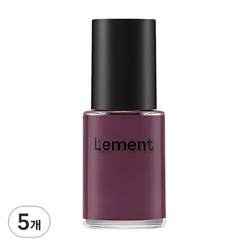 르멘트 컬러 네일, 18 뮤티드 플럼, 14ml, 5개