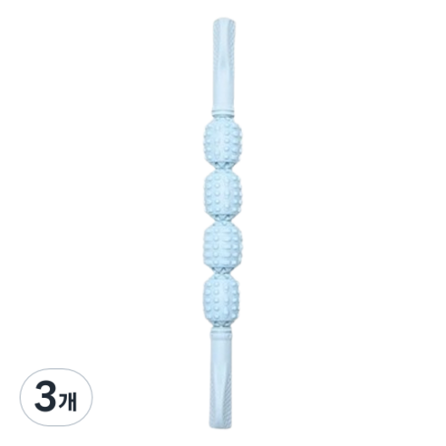 EORIN 롤러 마사지기 46cm, 하늘색, 3개