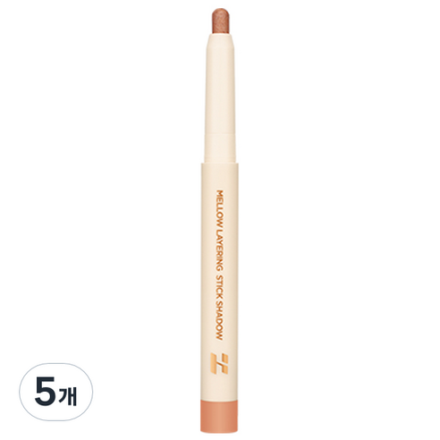 홀리카홀리카 멜로우 레이어링 스틱 아이섀도, 01 크림슈페너, 5개