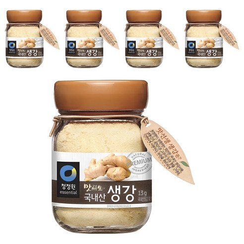 맛선생 생강 가루, 13g, 5개
