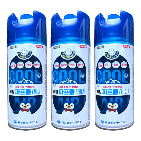 제일헬스사이언스 제일 파프쿨 에어 180ml, 3개, 1개입