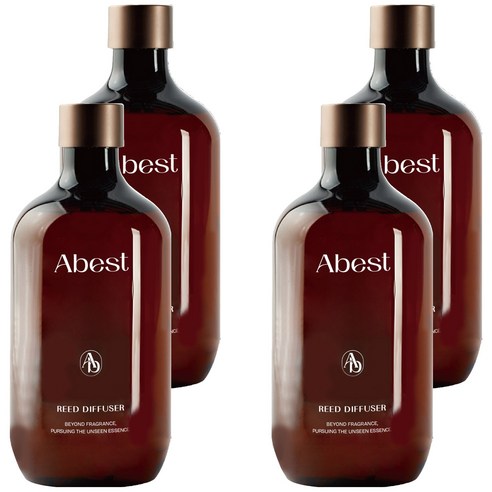 아베스트 대용량 디퓨저 리필액, 베이비파우더, 500ml, 4개