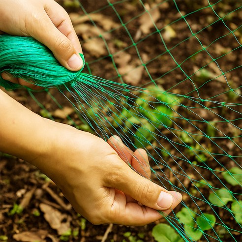앙플랜트 새보호망으로 텃밭 작물, 새 걱정 없이 풍성하게!