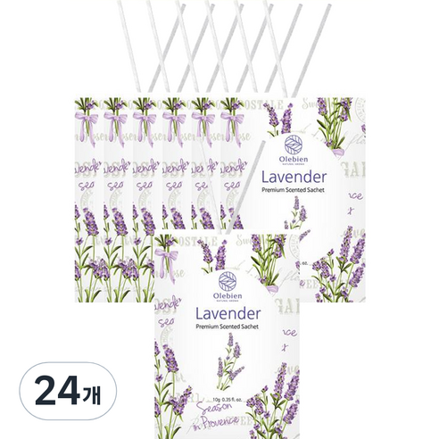 올레비엔 센티드 사쉐 라벤더, 10g, 24개
