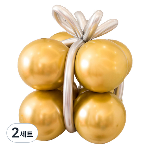 타이탄 파티 이벤트 크리스마스 장식 선물모양 풍선 세트, 18번, 2세트