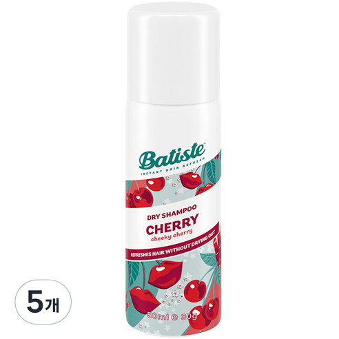 바티스트 드라이샴푸 체리, 5개, 50ml