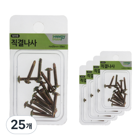 핸디맨 직결나사4 x 25 mm 15p, 25개