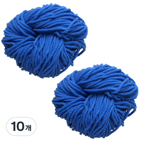 태광 마크라메 실 60합 4mm, 11 블루, 10개