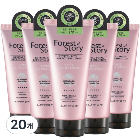 포레스트스토리 모링가 오일 스무드 헤어 트리트먼트, 20개, 200ml