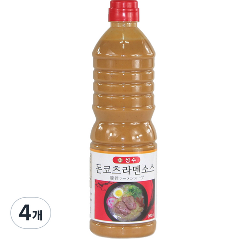 성수 돈코츠 라멘 소스, 4개, 1kg