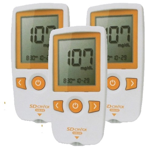 SD바이오센서 에스디 체크 골드2 혈당측정기, 3개, SD CHECK GOLD 2 Blood Glucose Monitoring System(01GC22)