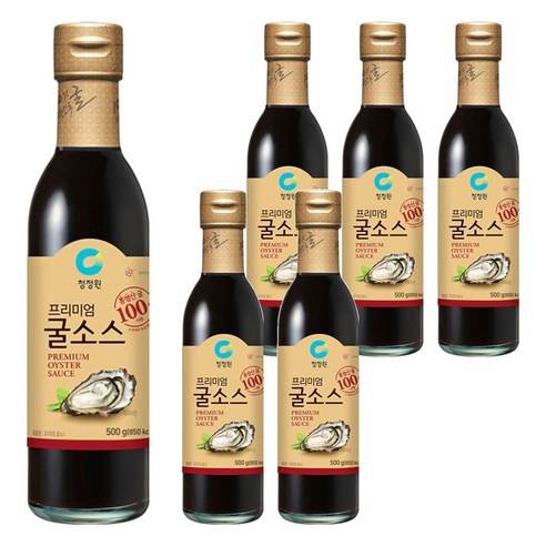 청정원 프리미엄 굴소스, 500g, 6개