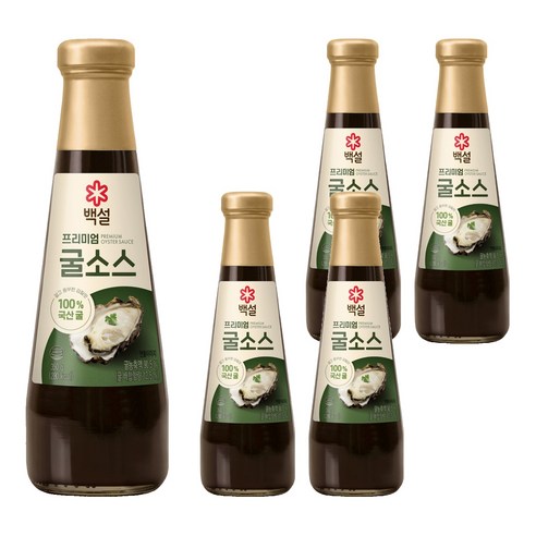 백설 프리미엄 굴 소스, 350g, 5개