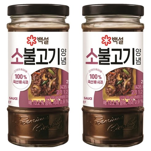 백설 소불고기 양념, 290g, 2개