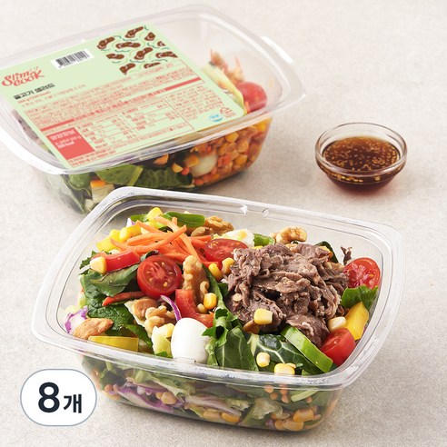 슬림쿡 불고기 샐러드, 255g, 8개