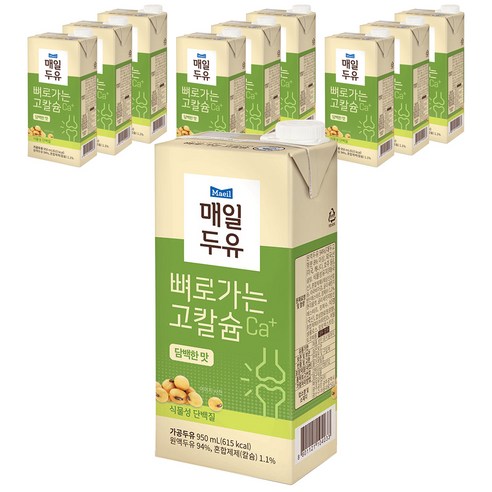 매일유업 뼈로가는 고칼슘 두유, 950ml, 10개