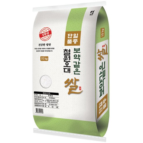 대한농산 23년햅쌀 보약같은 철월오대쌀, 10kg(상등급), 1개