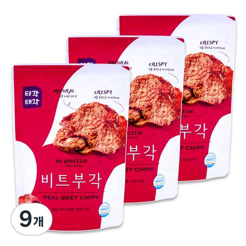 티각태각 비트부각, 60g, 9개