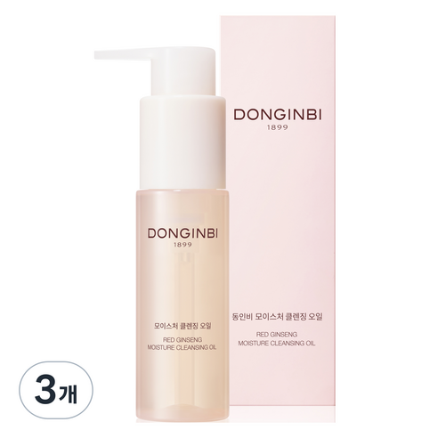동인비 모이스처 클렌징 오일, 50ml, 3개