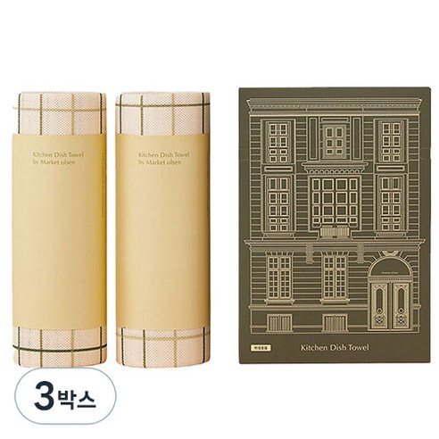 마켓올슨 빨아쓰는 행주, 2개입, 3개