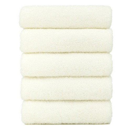 심플리 고급 호텔수건 150g 40수 코마사, 화이트, 5개